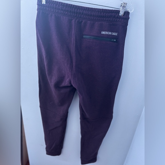 American Eagle Small Maroon Male Sweat Pants With Zippers - Picture 5 of 8